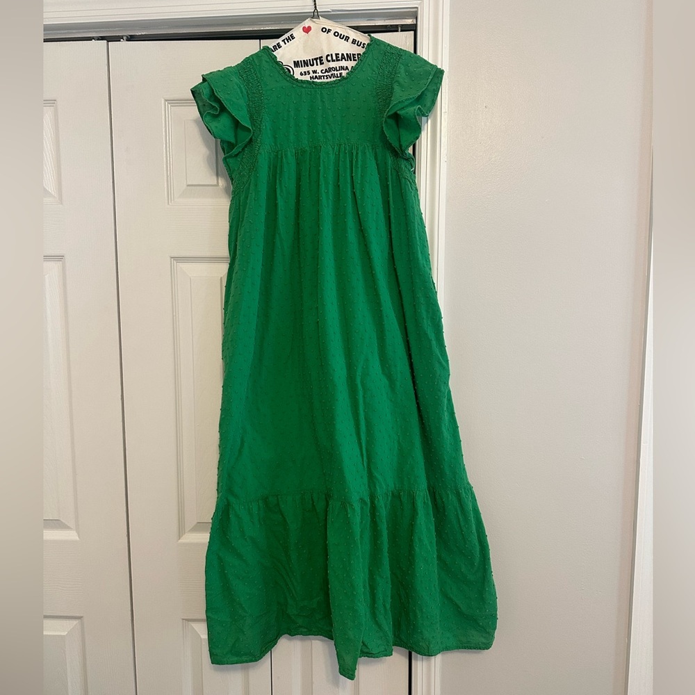 Old Navy Green Flowy Maxi Dress
